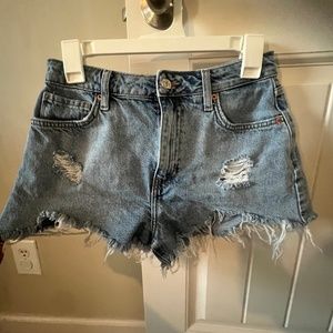 Forever 21 Blue Jean Shorts